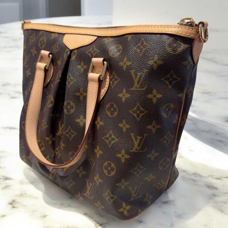 LV PALERMO PM原花紋手提斜背包 M40145停產閒置品-3