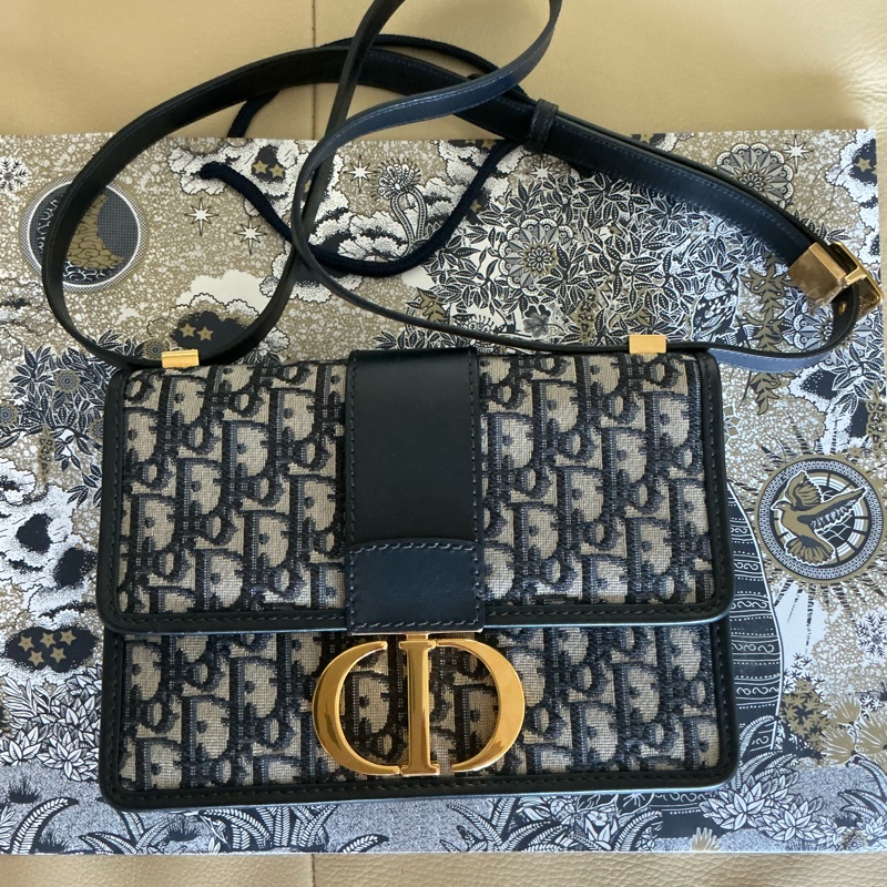 Dior /迪奧 老花蒙田30 單肩斜跨包 尺寸24*17*6-0