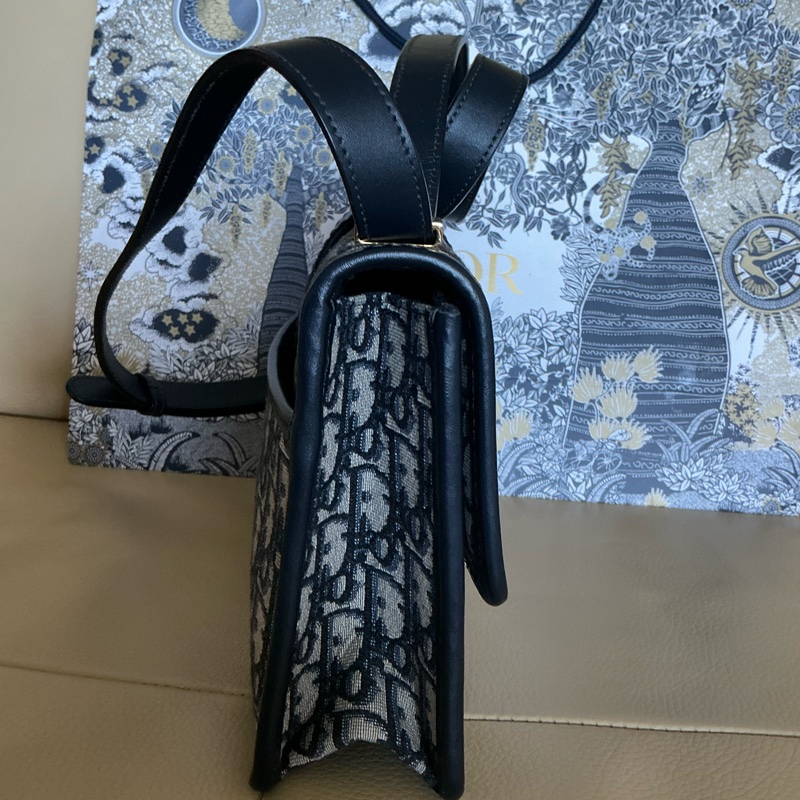 Dior /迪奧 老花蒙田30 單肩斜跨包 尺寸24*17*6-4