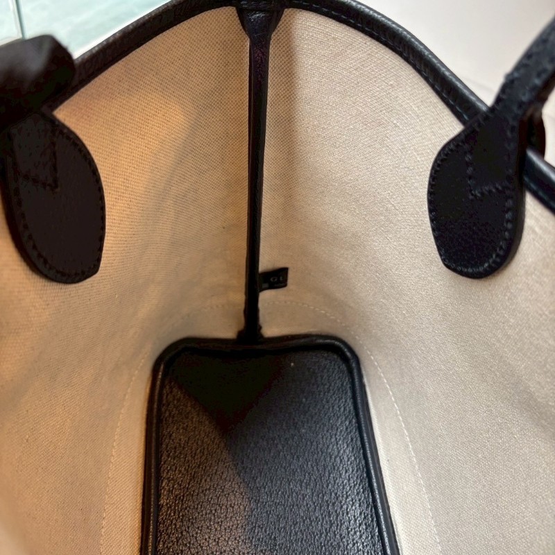 Gucci 藍紅藍PVC GG印花托特包-18