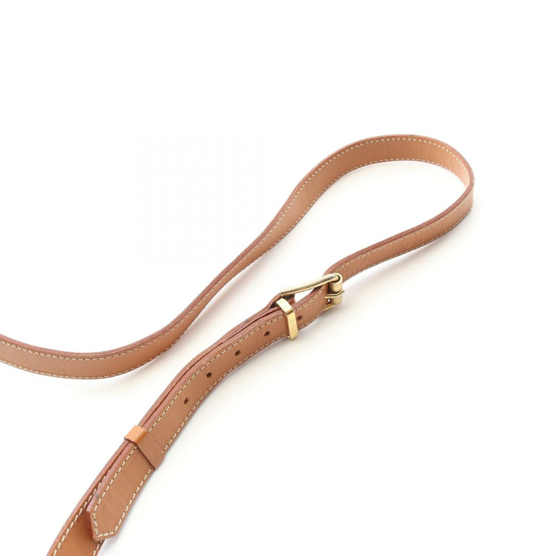 CELINE Macadam 肩斜背包,帆布皮革,棕色,二手女款-8