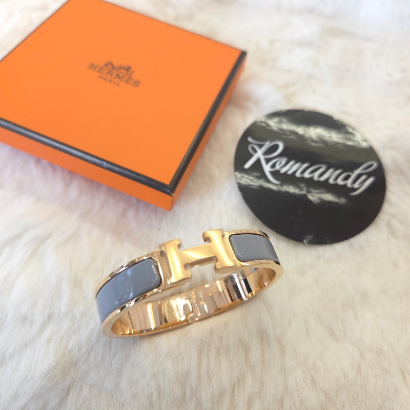 Hermès Clic H 琺瑯手環-0