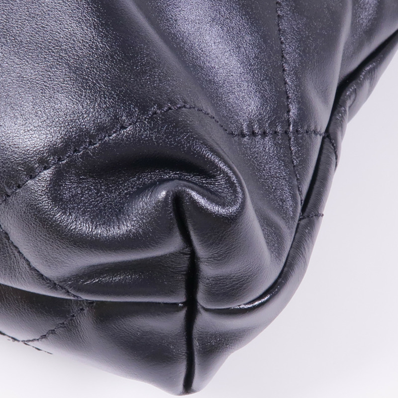 CHANEL 牛皮皮革Chanel 22 Mini金扣鏈帶手挽肩背兩用袋-7