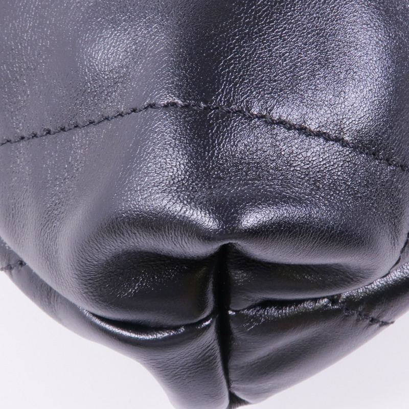 CHANEL 牛皮皮革Chanel 22 Mini金扣鏈帶手挽肩背兩用袋-8