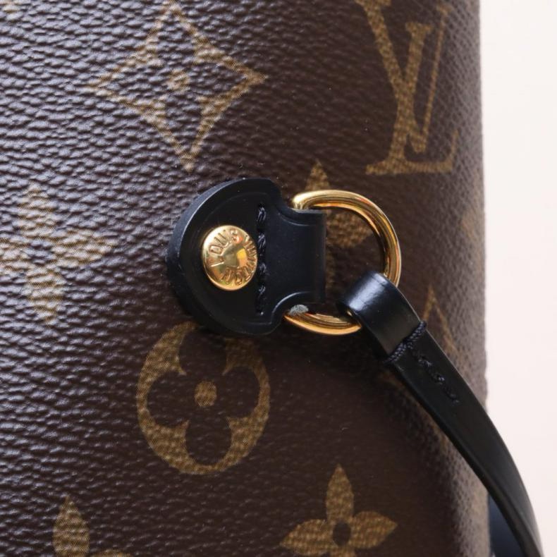 LOUIS VUITTON(路易威登)  老花 PVC 金扣 2017 NEVERFULL 中號 山本寬齋 無子袋 紅色內裏-5