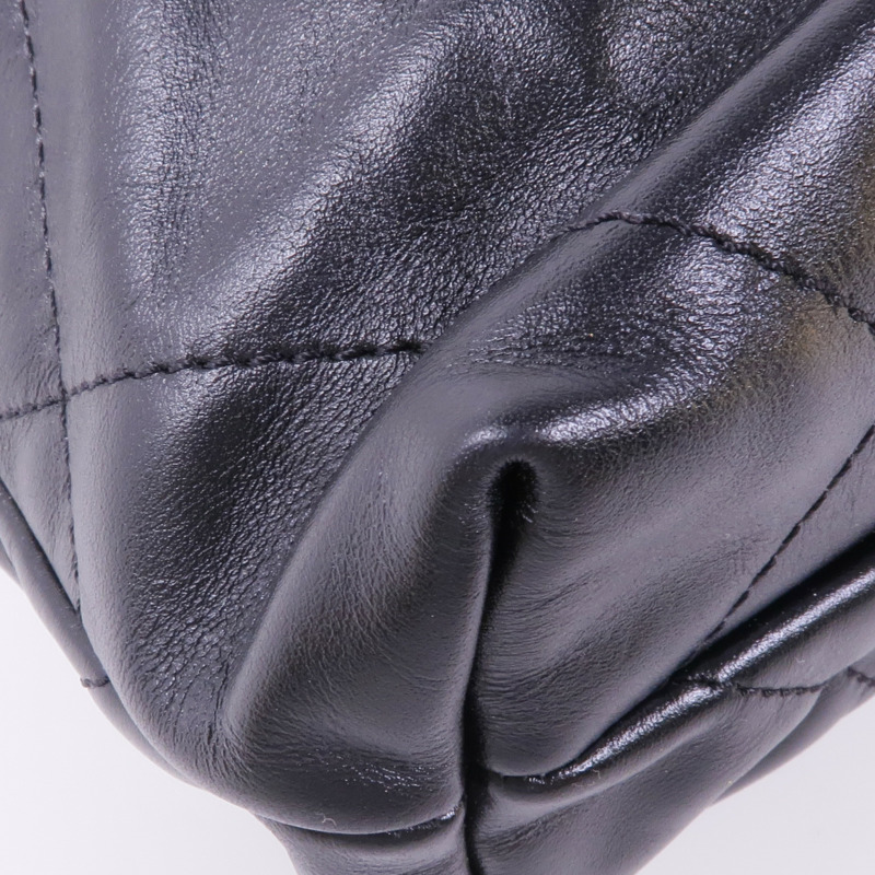 CHANEL 牛皮皮革Chanel 22 Mini金扣鏈帶手挽肩背兩用袋-6