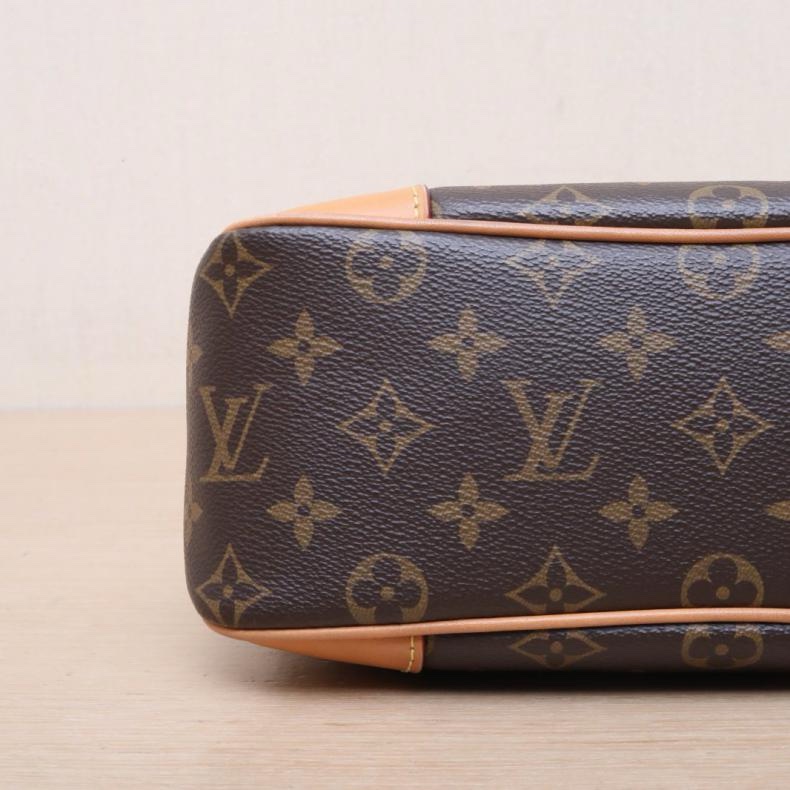 LOUIS VUITTON(路易威登) BOULOGNE 牛角包 可拆卸肩帶 老花 PVC 晶片-3