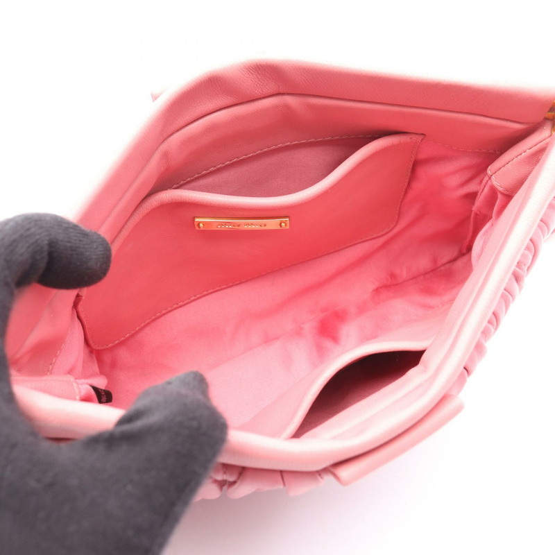Miu Miu MATELASSE 肩背包 手袋 皮革 粉紅色 二手 女士-2