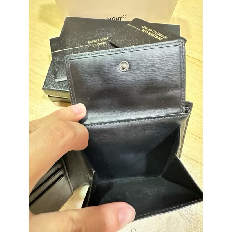 萬寶龍皮夾  MONTBLANC 4810 短夾 附有零錢袋-3