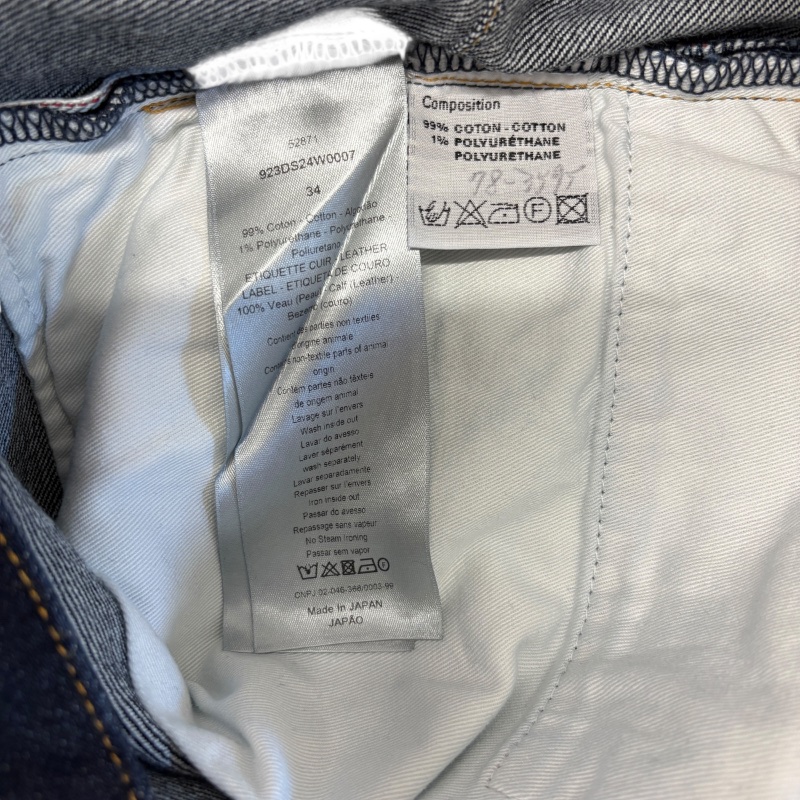 DIOR 丹寧褲 牛仔褲 棉 深藍色-6