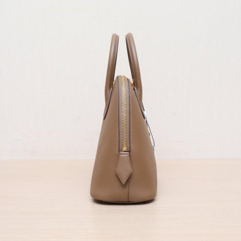 HERMES(愛馬仕) Bolide 保齡球包 25 3G栗子色 Epsom皮 Z刻 金扣-1