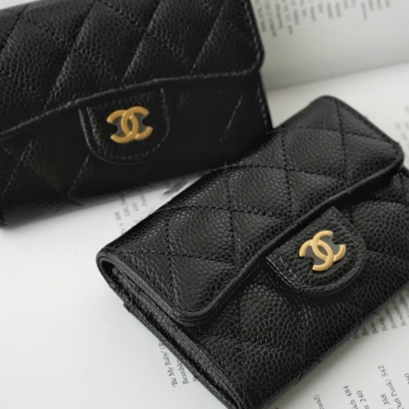 香奈兒 CHANEL 25b 新款 單層帶拉鍊卡包-2