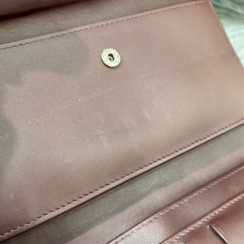 CHANEL A31506 黑 荔枝皮 銀釦 零錢 COCO 三折 發財長夾 長夾 皮夾-20