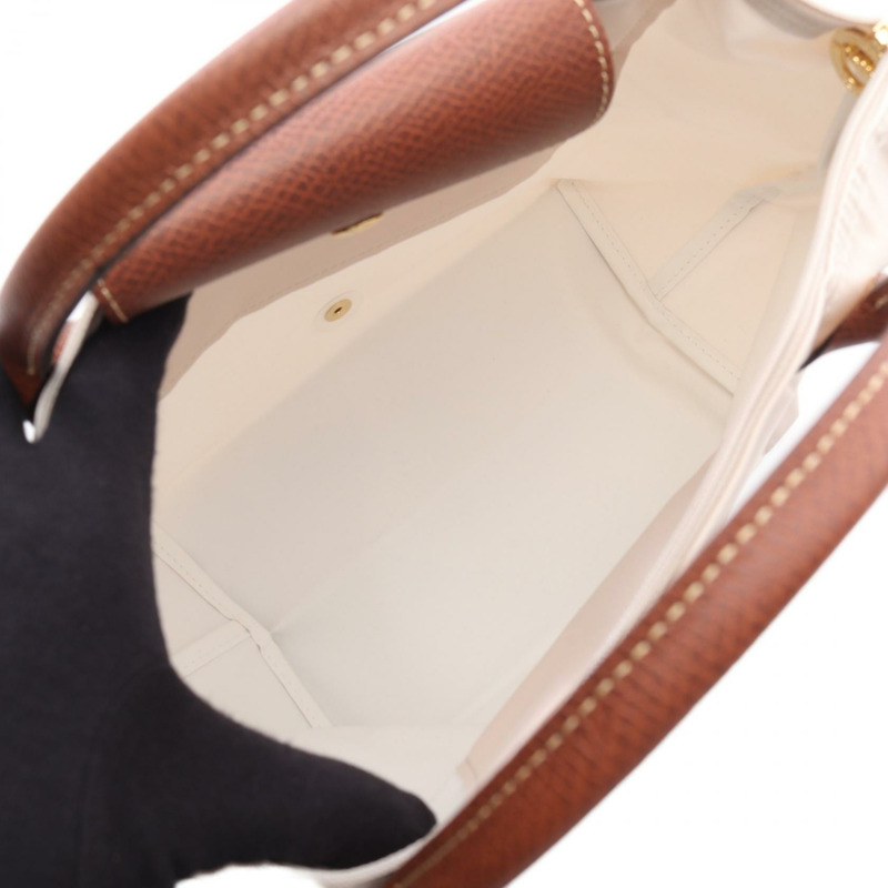 Longchamp Le Pliage S 托特包 L1621089P71 尼龍皮革米棕色全新女款-2