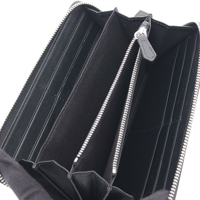 Vivienne Westwood ANNIE 拉鍊圓形皮夾 Orb Around 長版皮夾 5105005CUS000RN405 皮革 黑色 全新 女士-2