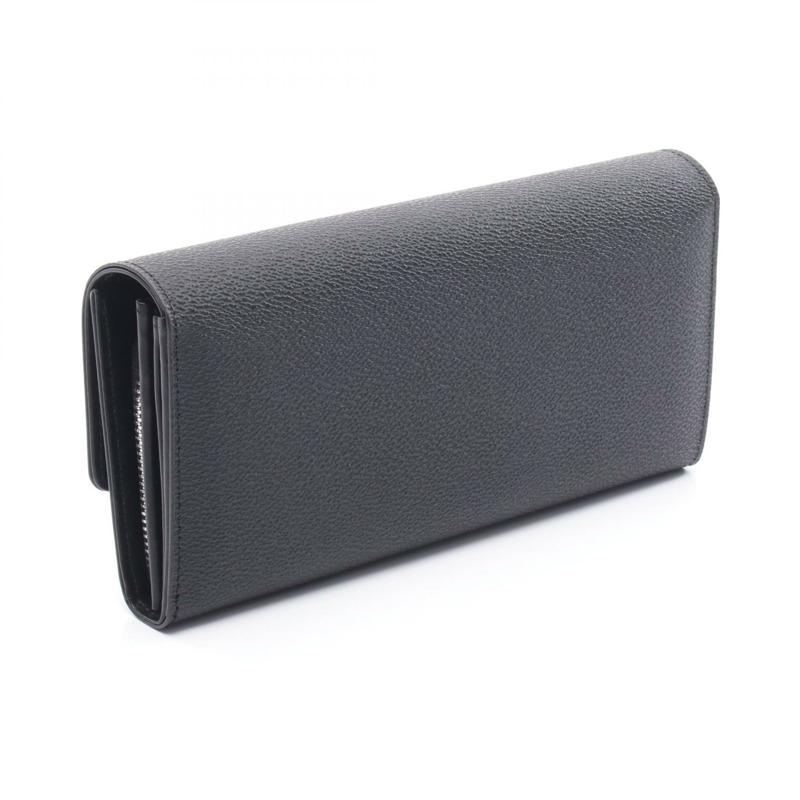 Vivienne Westwood ANNIE LONG 皮夾 Orb 對折皮夾 51060056S000RN405 純素皮革 黑色 全新 女士-1