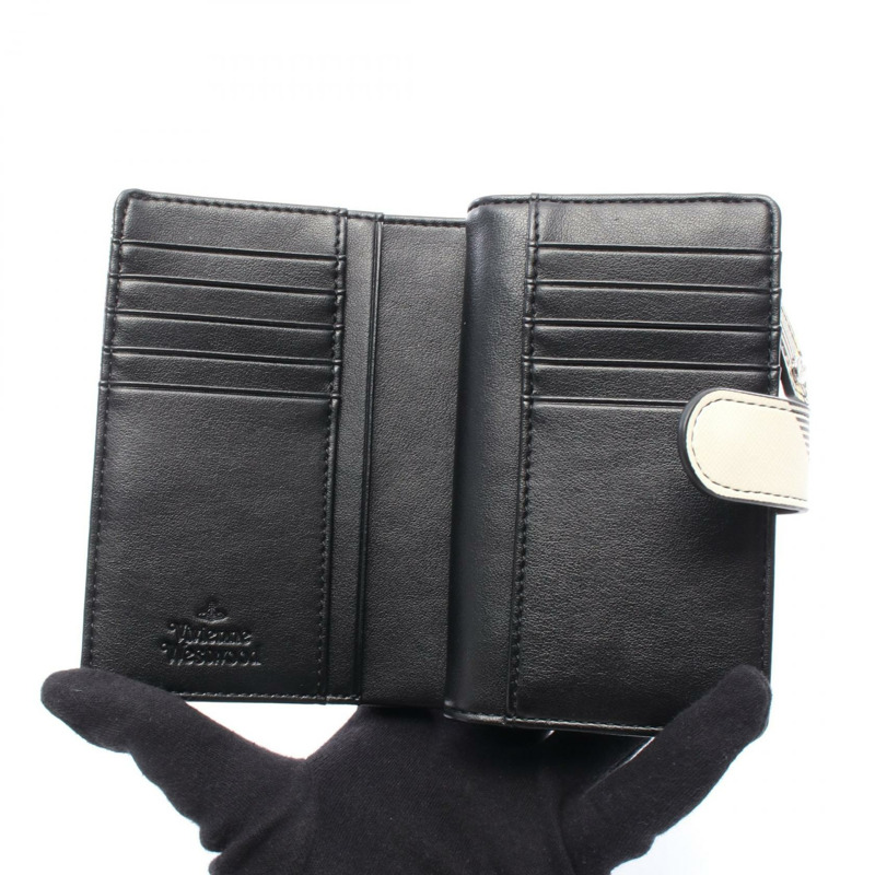 Vivienne Westwood 拉鍊卡包 Orb 雙折皮夾 51080028S0012O101 PVC塗層帆布 粉紅色 黑色 多色 全新-2