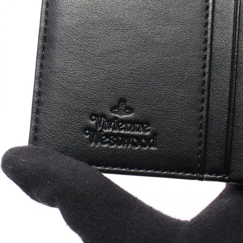 Vivienne Westwood 拉鍊卡包 Orb 雙折皮夾 51080028S0012O101 PVC塗層帆布 粉紅色 黑色 多色 全新-3