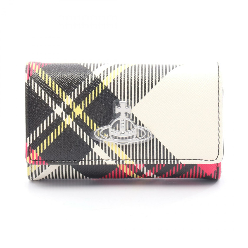 Vivienne Westwood Orb 鑰匙圈 51020001S0012O101 PVC塗層帆布 粉紅色 黑色 多色 新款 女士-0