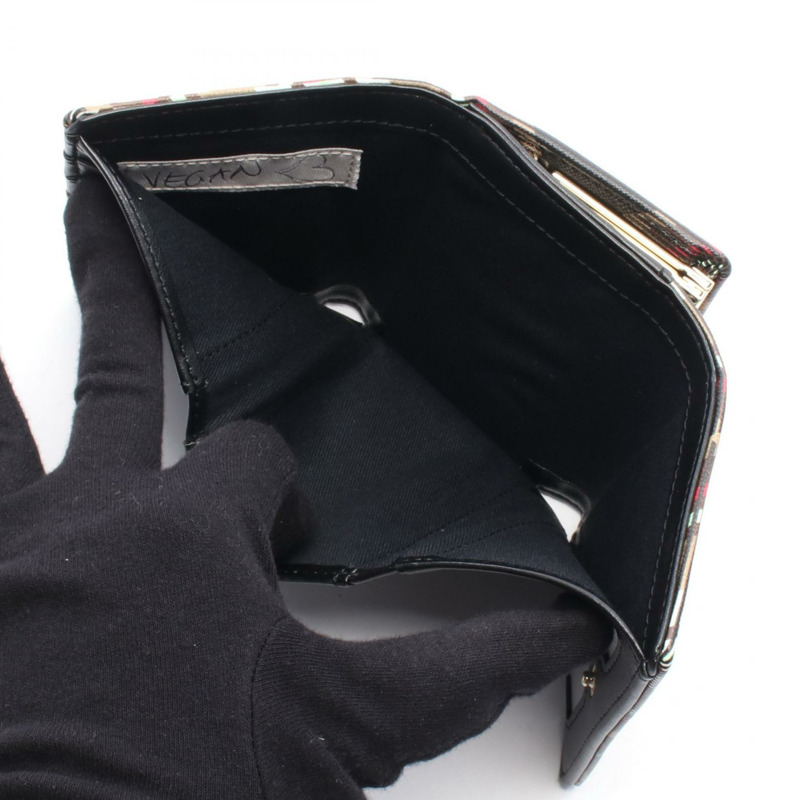 Vivienne Westwood 小號框架皮夾 Orb 三折皮夾 51010018US001KD101 PVC 塗層帆布 棕色 多色 NE-4