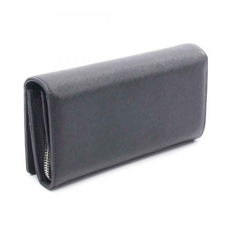 Vivienne Westwood 雙折長款皮夾 51060025L0040N402 Saffiano 黑色二手-1
