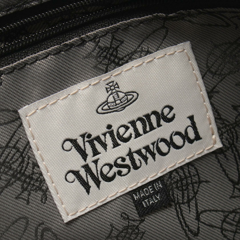 Vivienne Westwood SHOPPER Orb 托特包 4205007DL0040N401 素食皮革黑色新款女款-3