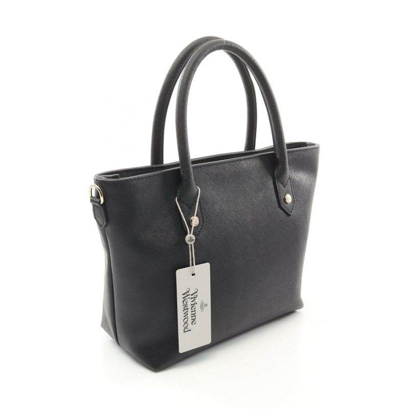 Vivienne Westwood 手提包 4204007TUL0040N401 皮革 黑色 全新 女款-1