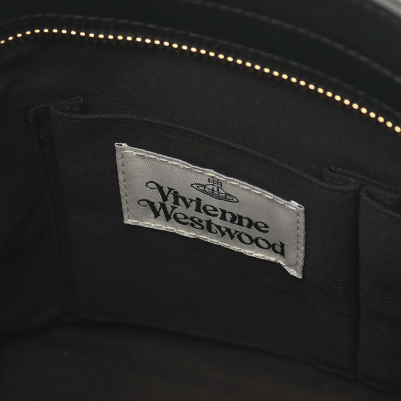 Vivienne Westwood 手提包 4204007TUL0040N401 皮革 黑色 全新 女款-3