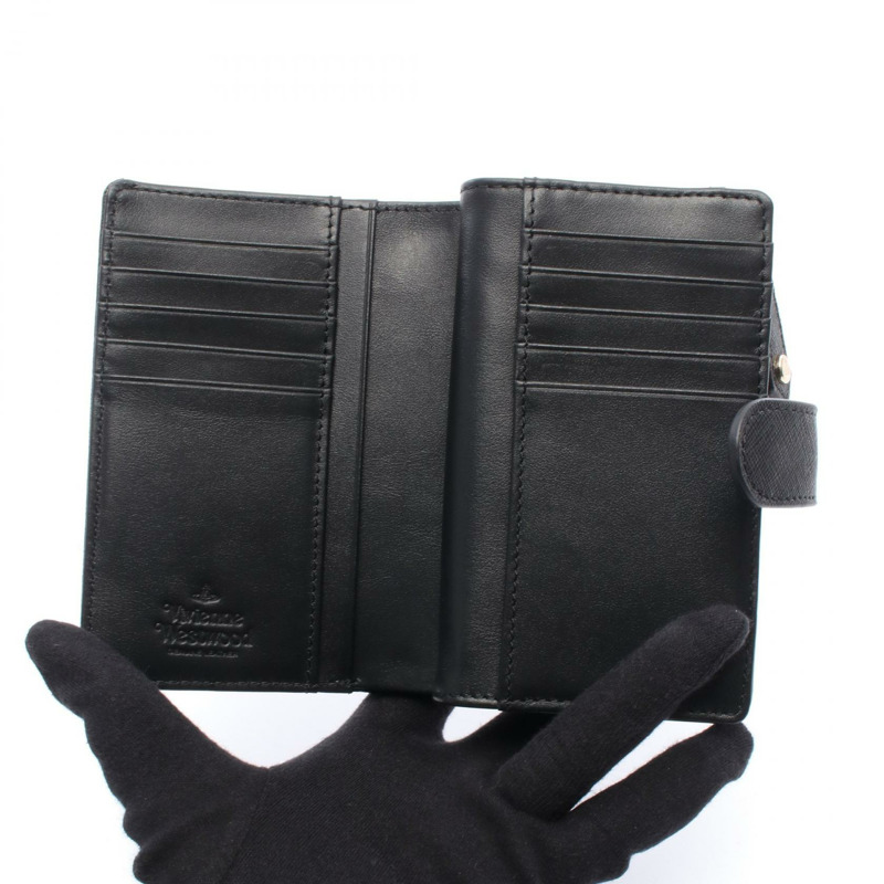 Vivienne Westwood 拉鍊卡包 Orb 雙折皮夾 51080028L0040N401 Saffiano-2