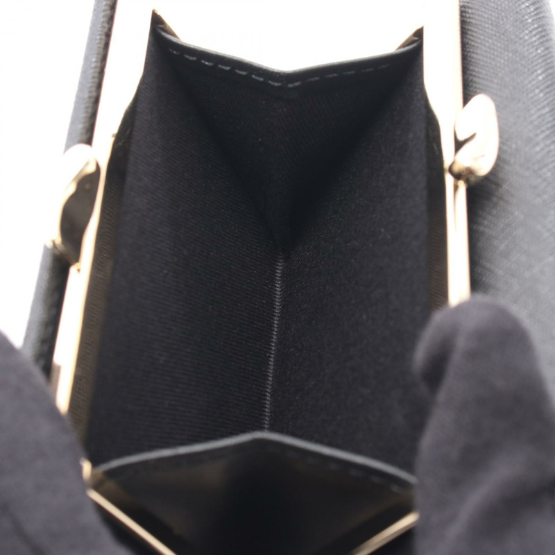 Vivienne Westwood 小號 Orb 三折皮夾 51010018L0040N401 黑色-4