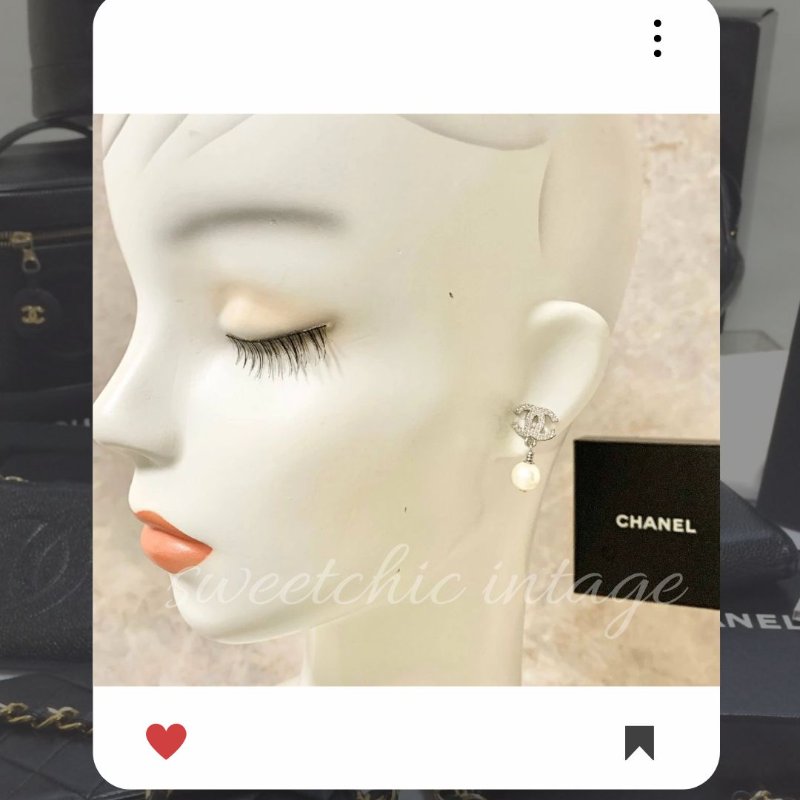8月新品上架 🔥💖 ✨氣質款!香奈兒 Chanel 雙C珍珠耳環 🔥 香奈兒熱賣款 香奈兒耳環 CHANEL EARRING-3