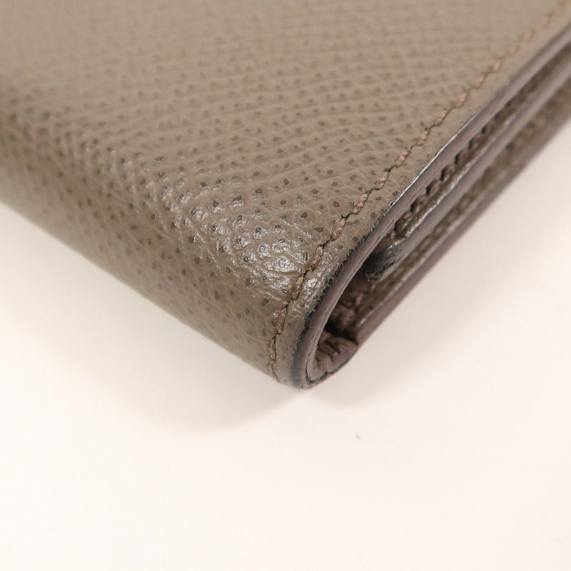 HERMES Epsom皮革Clic Wallet金扣錢包Etain-11