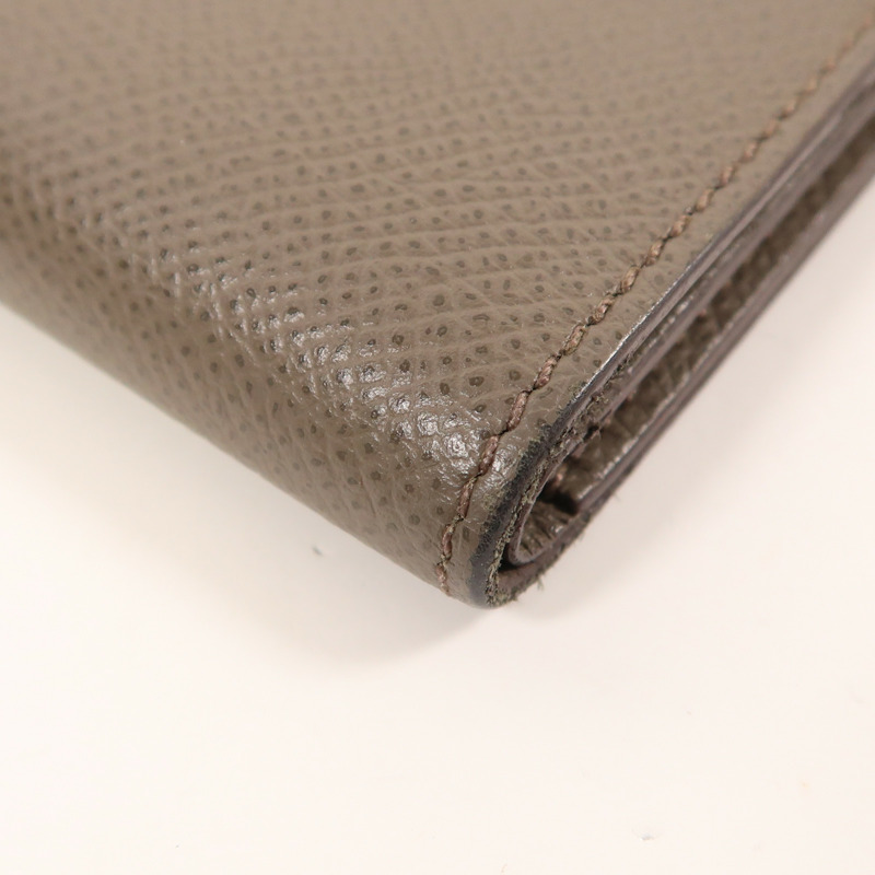 HERMES Epsom皮革Clic Wallet金扣錢包Etain-13