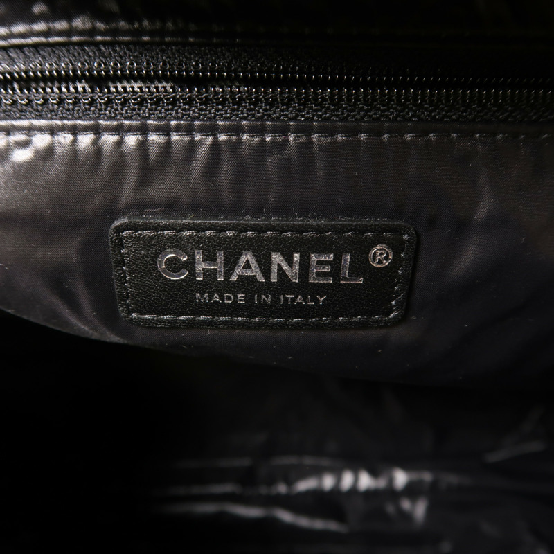 CHANEL 尼龍Backpack銀扣背包-5