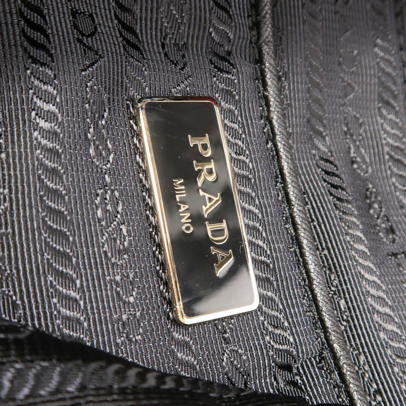 PRADA 尼龍Backpack銀扣背包-5