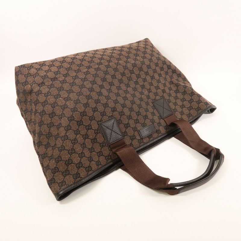 GUCCI 帆布Shoulder Tote肩背袋/手挽袋-7