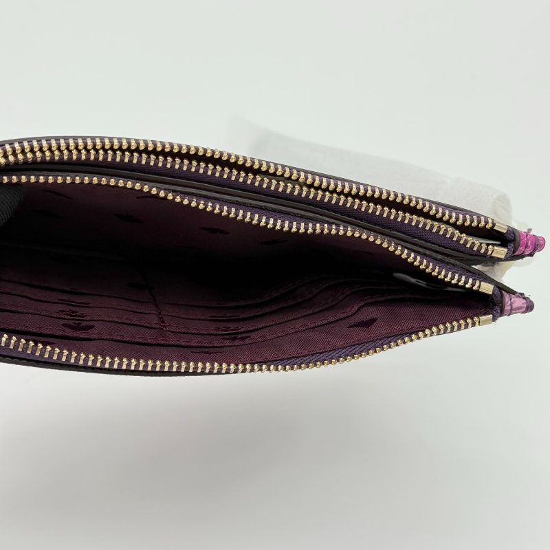 KATE SPADE 糖果印花 皮革 手拿包 護照包 多卡位 大容量 (適合旅遊使用)-4