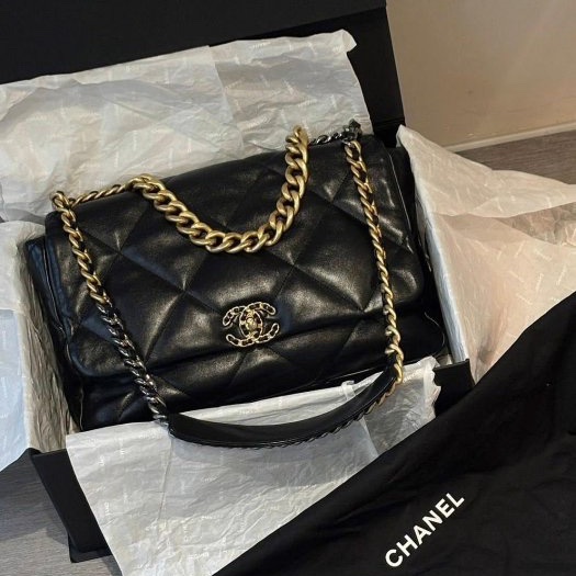Chanel maxi 黑金19-全配大甜價! 僅此一顆！！-0