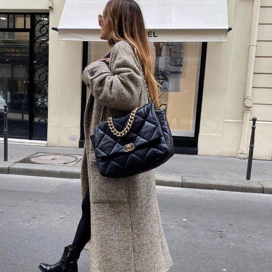 Chanel maxi 黑金19-全配大甜價! 僅此一顆！！-14