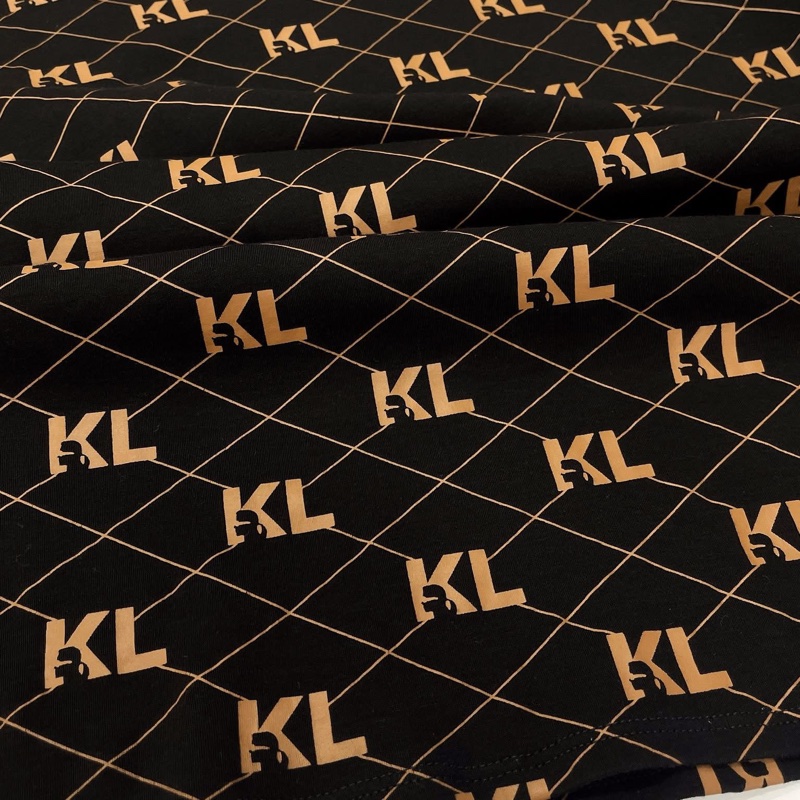 老佛爺KARL LAGERFELD 字母人頭寬鬆型長版上衣&洋裝-2