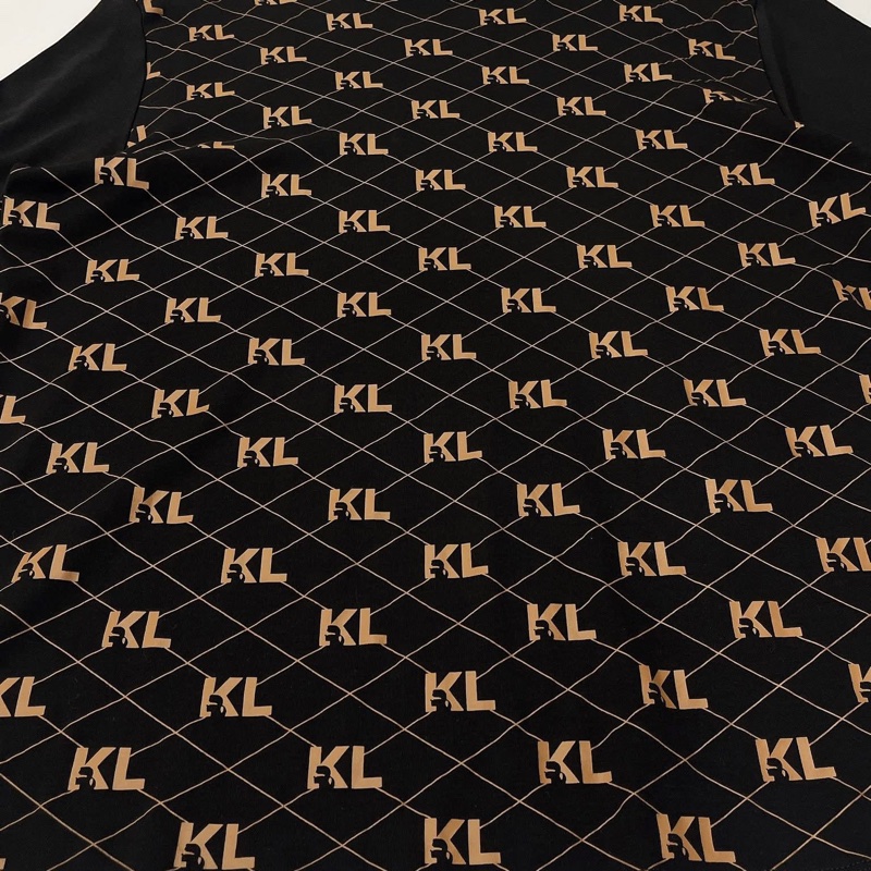 老佛爺KARL LAGERFELD 字母人頭寬鬆型長版上衣&洋裝-5