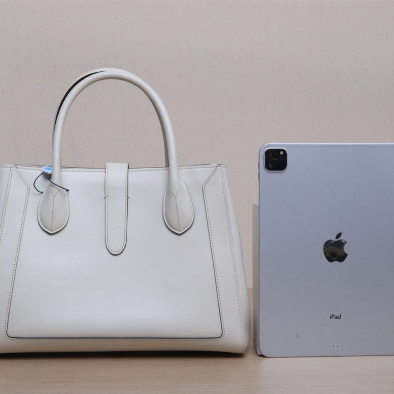 GUCCI(古馳)  白色  金扣 1961手提 單肩 托特包-2