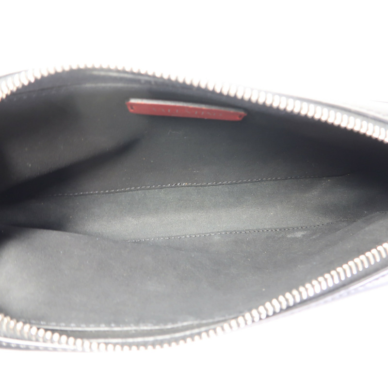 Valentino 皮革VLTN Garavami Cross Bag銀扣肩背袋-4
