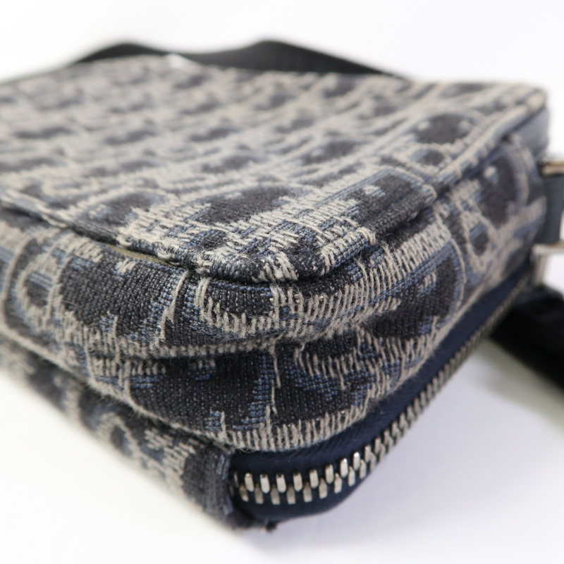Dior Oblique Jacquard Shoulder Bag銀扣肩背袋-10