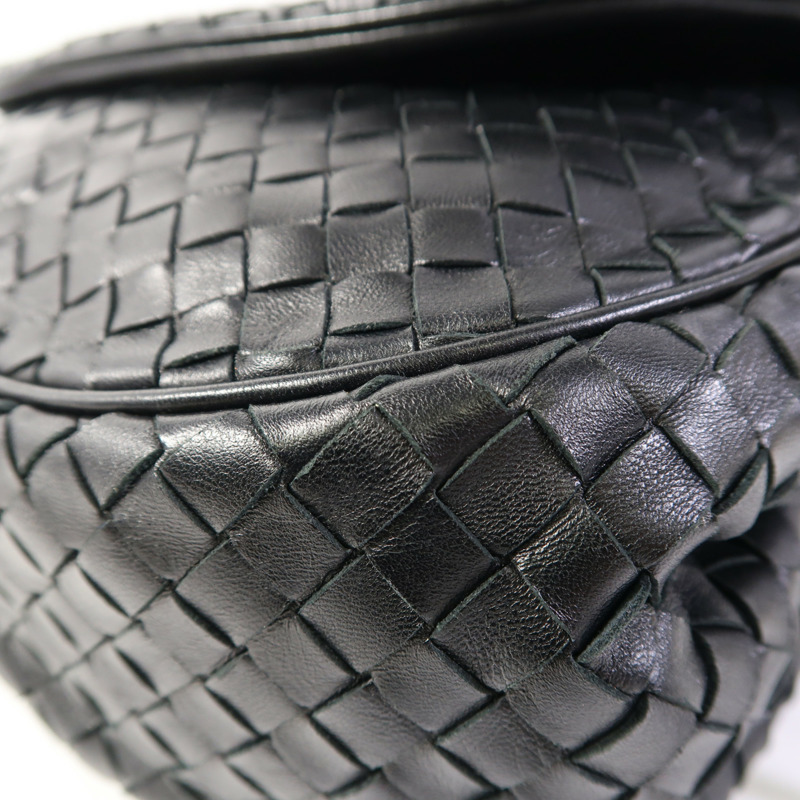 BOTTEGA VENETA 牛皮皮革Nappa Intrecciato Messenger Bag肩背袋-9