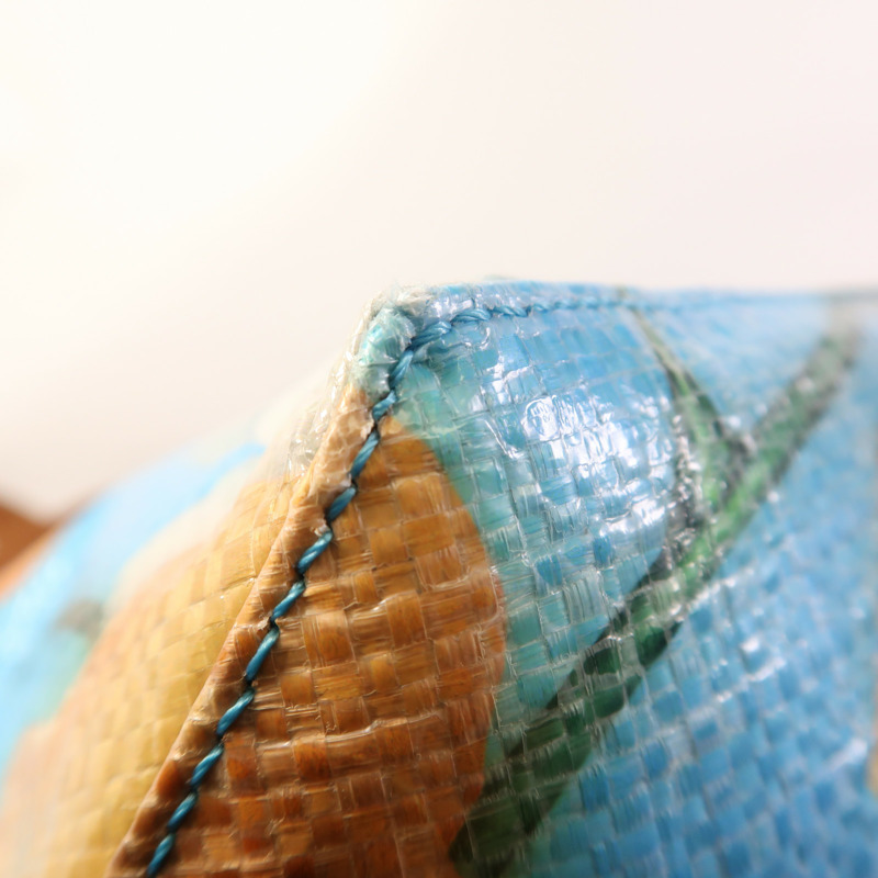 LOEWE 塗層帆布Fold Shopper Sky Blue銀扣手挽袋-11