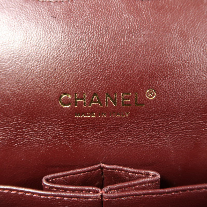 CHANEL 牛皮皮革Maxi Classic金扣鏈帶肩背袋-5