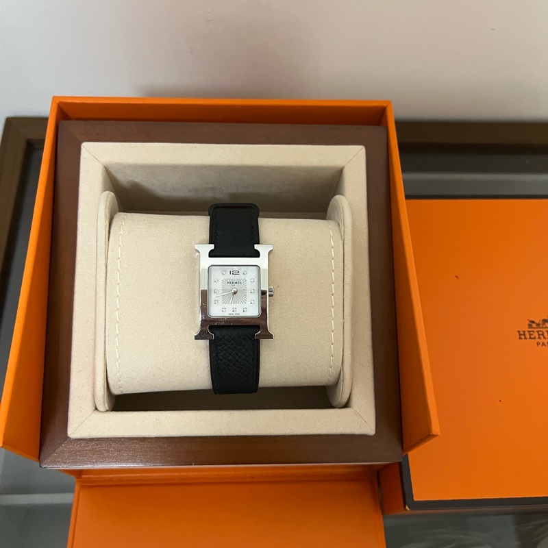 💎Hermes Heure H watch ,small model 愛瑪仕鑽石錶💎-8