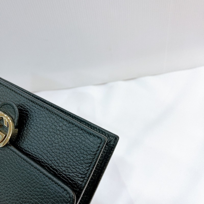 莉亞精品♡Gucci 經典雙G woc 近新美包-11