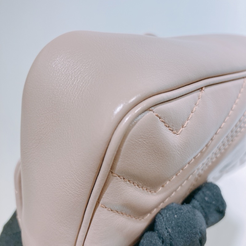 TW4423 GUCCI 古馳迷你經典GG字鍊帶包包MINI GG MARMONT CHAIN BAG CALFSKIN-7